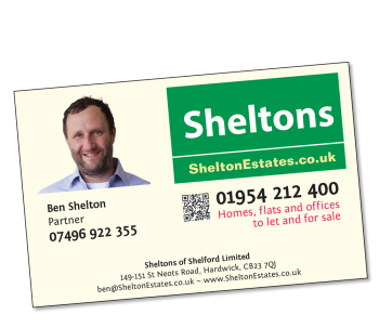 Ben Shelton - business card